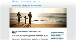 Desktop Screenshot of janmillercounseling.com
